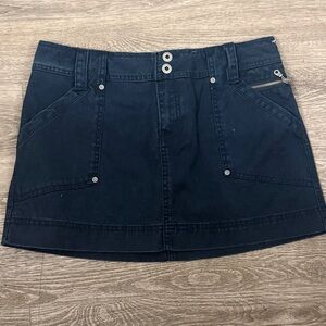 Old Navy Denim blue Mini Skirt with Utility Pockets y2k